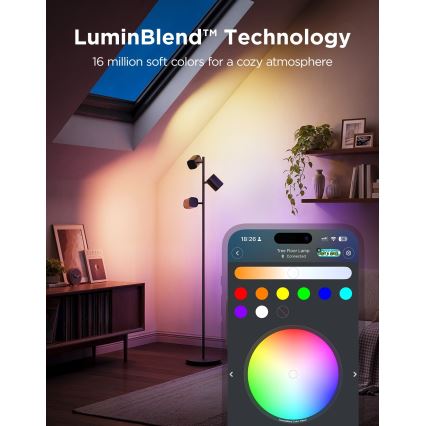 Govee - LED RGBICWW ściemnialna lampa stojąca TREE MATTER LED/48W/230V Wi-Fi