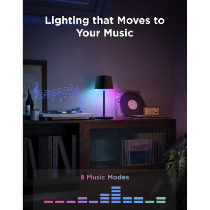 Govee - LED RGBICWW Ściemniana lampa stołowa CLASSIC MATTER LED/10W/5V 4800mAh Wi-Fi