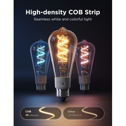 Govee - LED RGBWW ściemnialna żarówka Smart MATTER ST64 E27/5W/230V 2700-6500K Wi-Fi