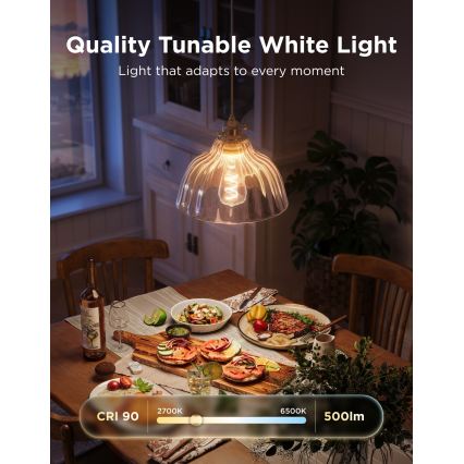 Govee - LED RGBWW ściemnialna żarówka Smart MATTER ST64 E27/5W/230V 2700-6500K Wi-Fi