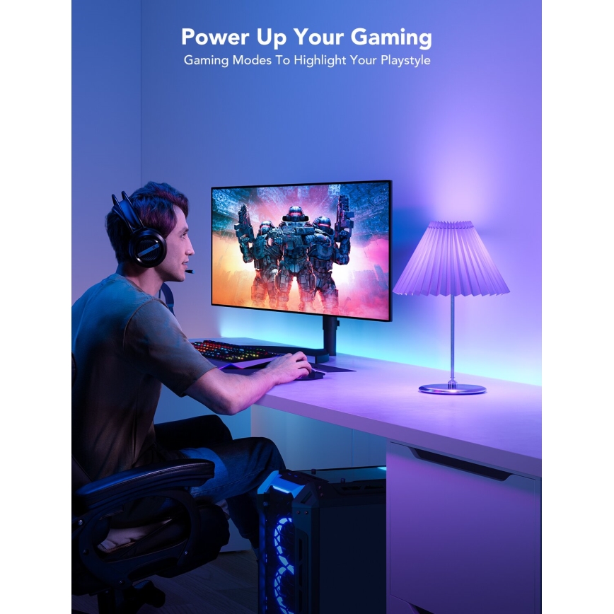 Govee - LED RGBWW Żarówka ściemnialna Smart E27/9W/230V 2700-6500K Wi-Fi