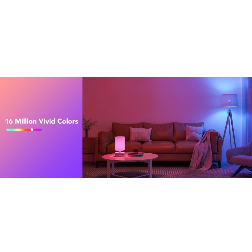 Govee - LED RGBWW Żarówka ściemnialna Smart E27/9W/230V 2700-6500K Wi-Fi