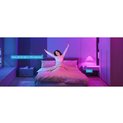Govee - LED RGBWW Żarówka ściemnialna Smart E27/9W/230V 2700-6500K Wi-Fi