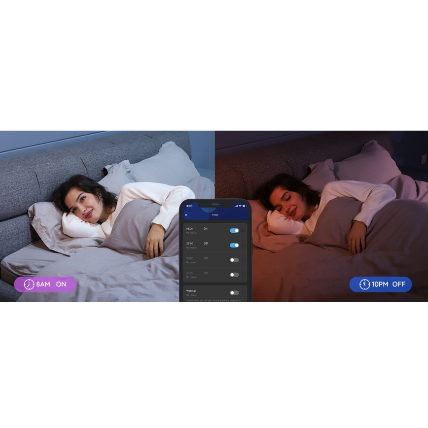 Govee - LED RGBWW Żarówka ściemnialna Smart E27/9W/230V 2700-6500K Wi-Fi