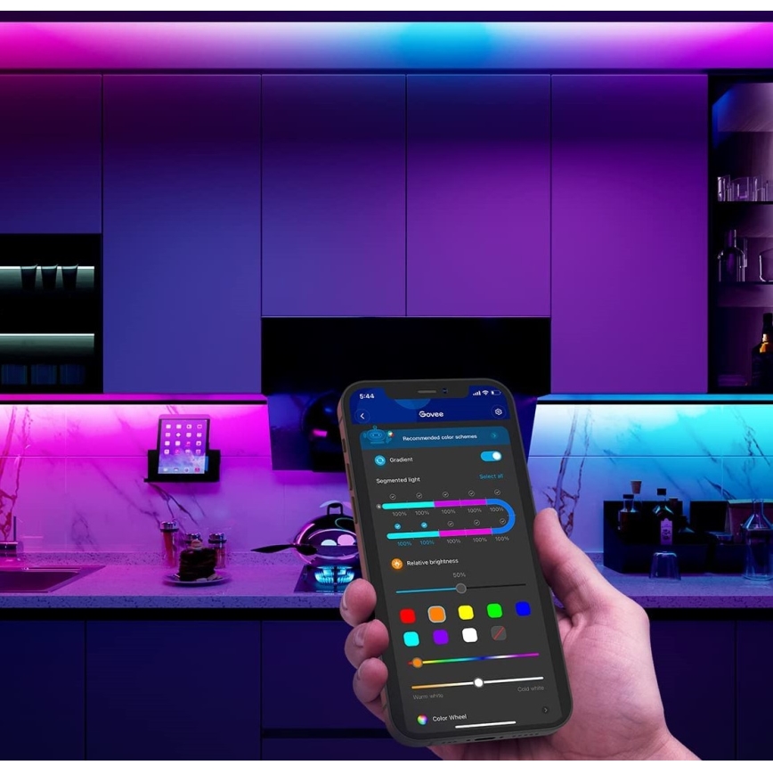 Govee - M1 PRO PREMIUM Inteligentny RGBICW+ LED Taśma 2m Wi-Fi Matter