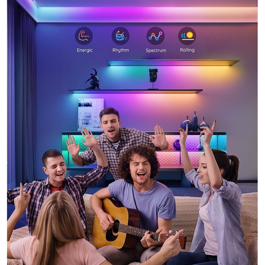 Govee - M1 PRO PREMIUM Inteligentny RGBICW+ LED Taśma 2m Wi-Fi Matter