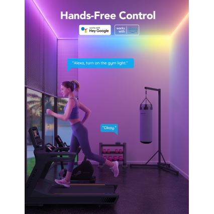 Govee - M1 PRO PREMIUM Inteligentny RGBICW+ LED Taśma 2m Wi-Fi Matter