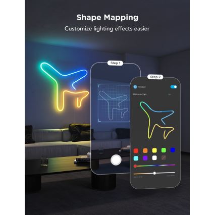 Govee - Neon 2 MATTER giętka taśma LED 3m RGBIC Wi-Fi