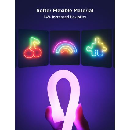 Govee - Neon 2 MATTER zginana tasma LED 5m RGBIC Wi-Fi IP67