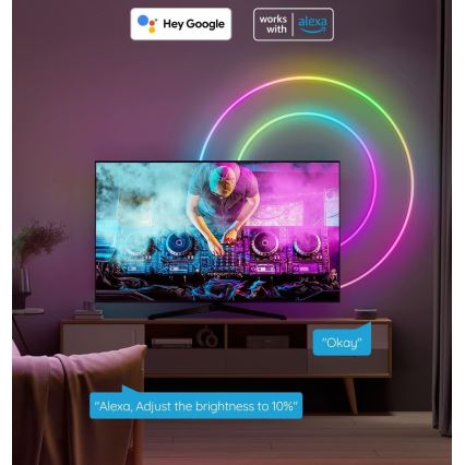 Govee - Neon SMART zginana LED taśma RGBIC 2m Wi-Fi IP67