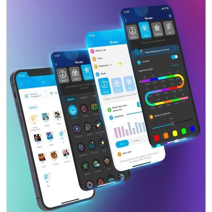 Govee - Neon SMART zginana LED taśma RGBIC 2m Wi-Fi IP67