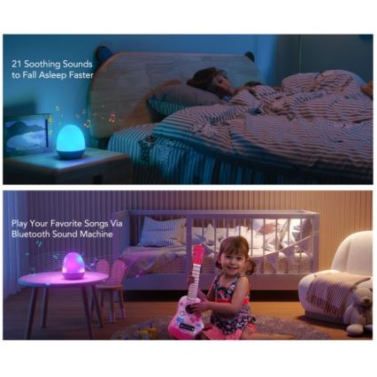Govee - Inteligentna lampa LED RGBIC na noc z głośnikiem Wi-Fi
