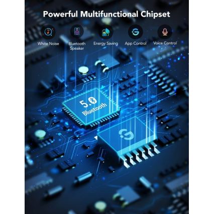 Govee - Inteligentna lampa LED RGBIC na noc z głośnikiem Wi-Fi