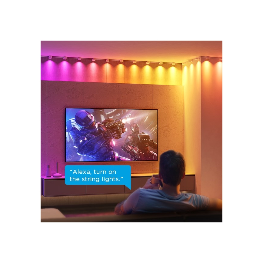 Govee - RGBIC LED Oprawa sznurkowa 5m Wi-Fi