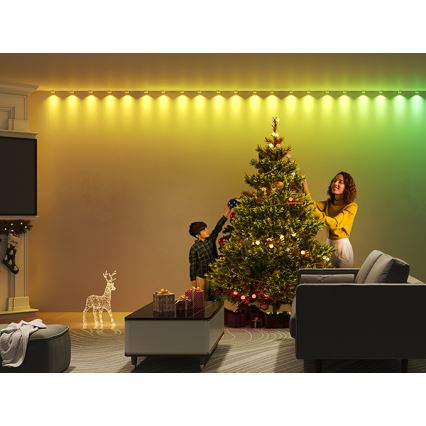 Govee - RGBIC LED Oprawa sznurkowa 5m Wi-Fi