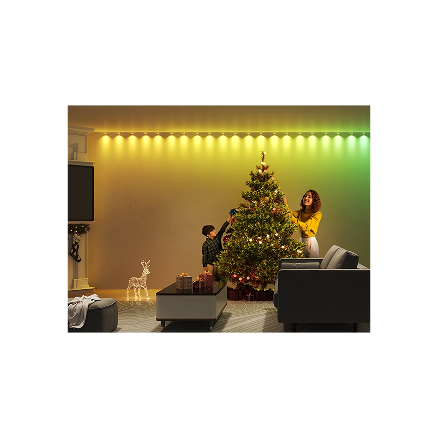 Govee - RGBIC LED Oprawa sznurkowa 5m Wi-Fi