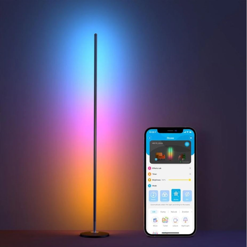 Govee - RGBICW Inteligentny Narożnik Floor Lamp Wi-Fi