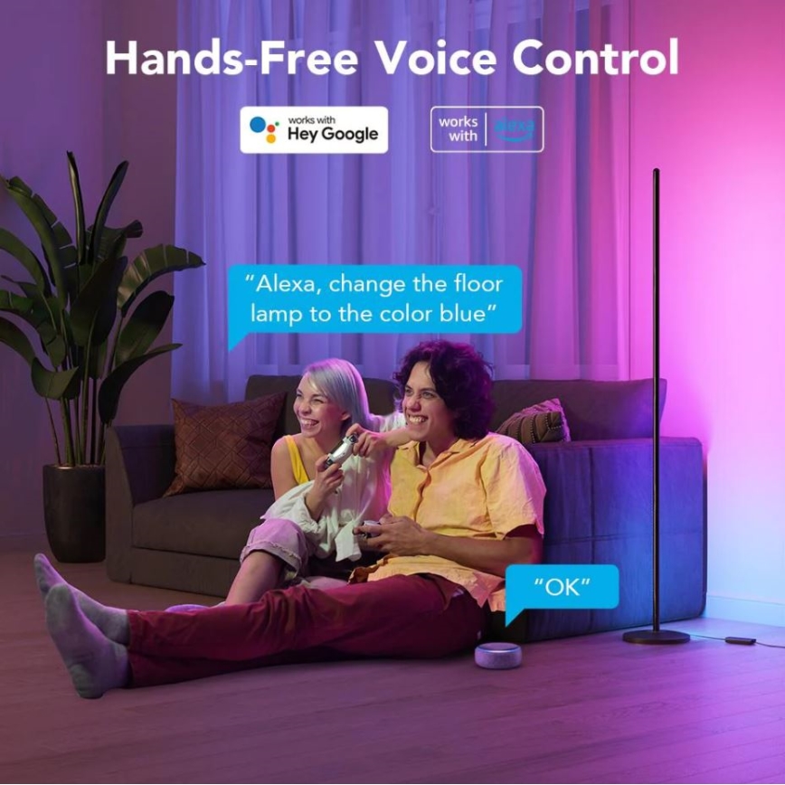 Govee - RGBICW Inteligentny Narożnik Floor Lamp Wi-Fi