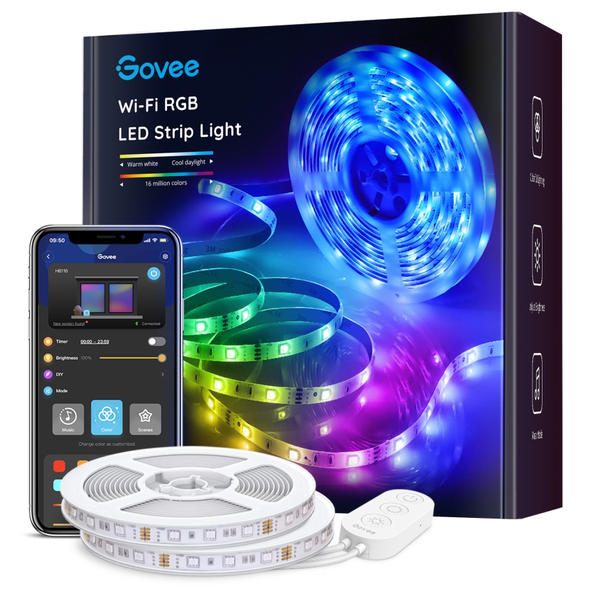 Govee - Ściemnialna taśma LED RGB SMART LED/36W/24V 10m Wi-Fi