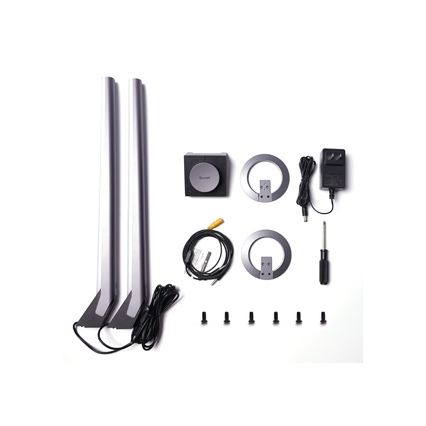 Govee - ZESTAW 2x Smart Gaming Wi-Fi LED RGBIC Panely + Smart Dual biały + pilot zdalnego sterowania