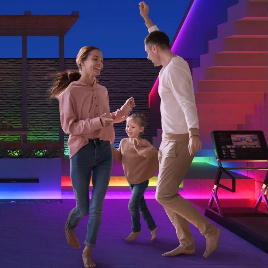 Govee - Taśmy LED Phantasy Outdoor Pro SMART 10m - zewnętrzne RGBIC Wi-Fi IP65