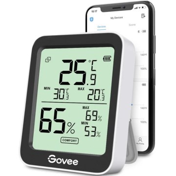 Govee - Termometr i higrometr z wyświetlaczem 2xAAA