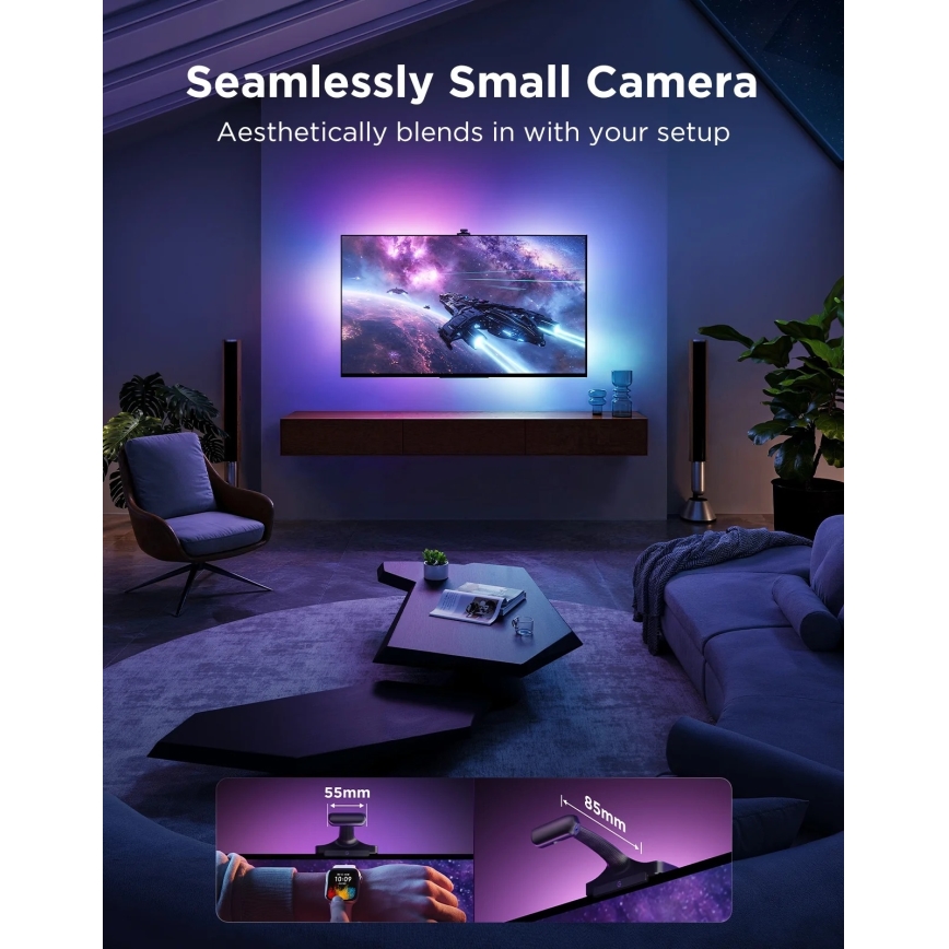 Govee - TV Backlight 3 Pro 55-65 Inteligentne podświetlenie LED RGBIC Wi-Fi