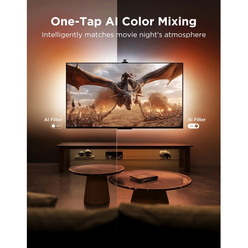 Govee - TV Backlight 3 Pro 75-85 SMART podświetlenie LED RGBIC z Wi-Fi