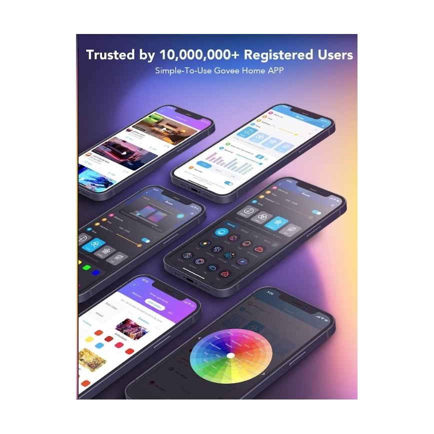 Govee - Wi-Fi RGBIC PRO Inteligentna taśma LED 10m