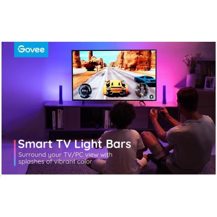 Govee - ZESTAW 2x Flow Plus SMART LED TV & Gaming - RGBICWW Wi-Fi