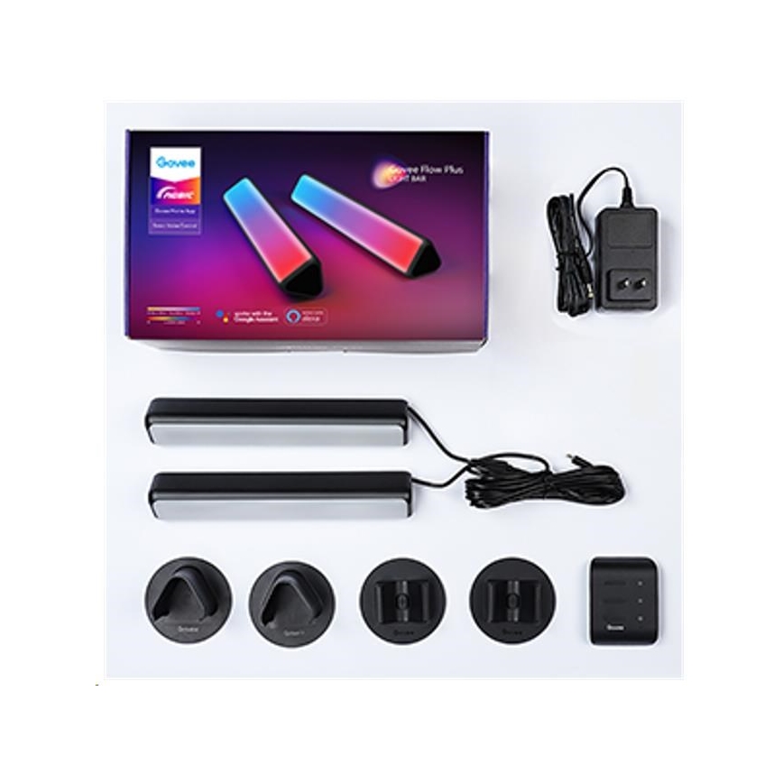 Govee - ZESTAW 2x Flow Plus SMART LED TV & Gaming - RGBICWW Wi-Fi