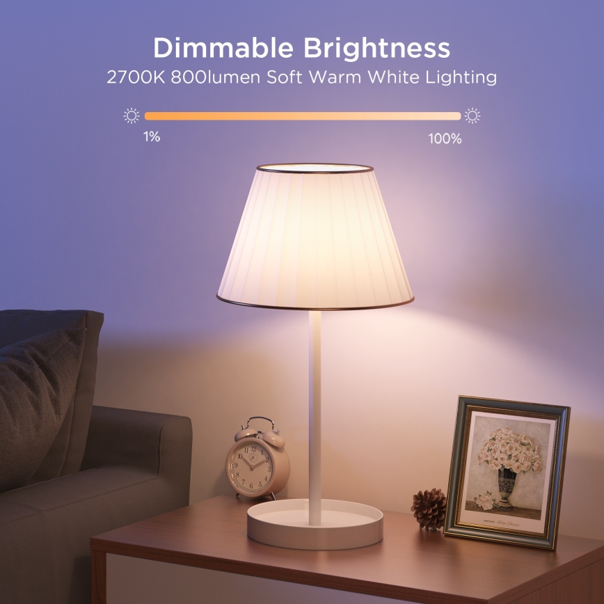 Govee - Zestaw 2x ściemnialna żarówka LED Smart MATTER A60 E27/9W/230V 2700-6500K Wi-Fi
