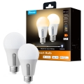 Govee - Zestaw 2x ściemnialna żarówka LED Smart MATTER A60 E27/9W/230V 2700-6500K Wi-Fi