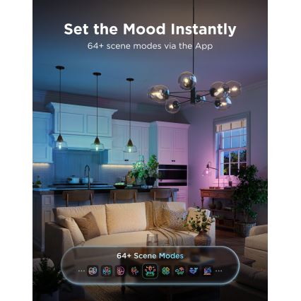 Govee - Zestaw 2x LED RGBWW ściemnialna żarówka Smart MATTER ST64 E27/5W/230V 2700-6500K Wi-Fi
