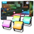 Govee - Zestaw 4x naświetlaczy LED RGBICWW ściemnialnych/24W/230V IP66 Matter Wi-Fi