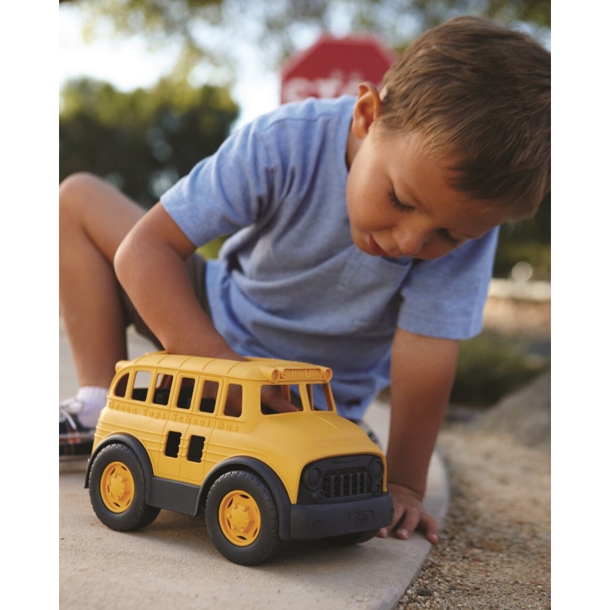 Green Toys - Autobus szkolny żółty/czarny