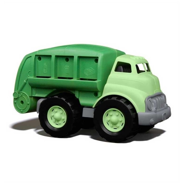 Green Toys - Śmieciarki do recyklingu zielony