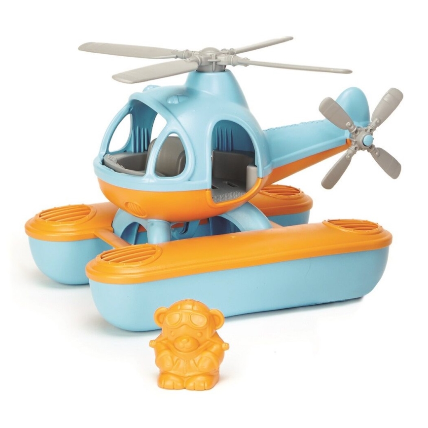 Green Toys - Wodnosamolot niebieski/pomarańczowy