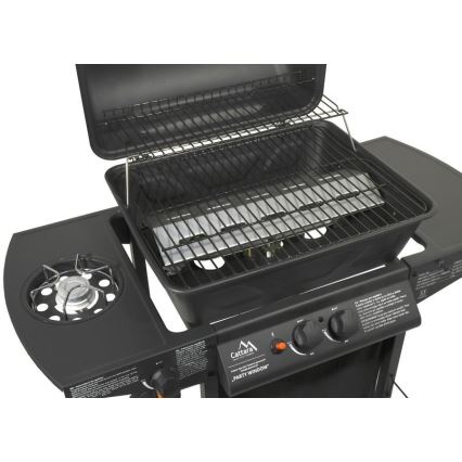 Grill gazowy 3-palnikowy, czarny