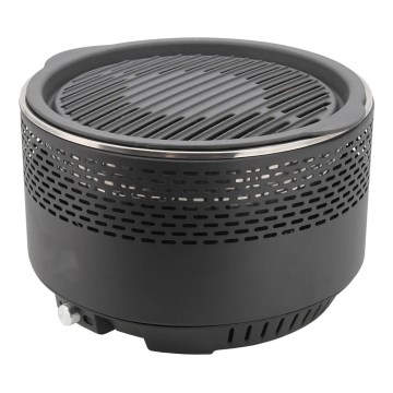 Grill stołowy na węgiel drzewny 4xAA/USB czarny