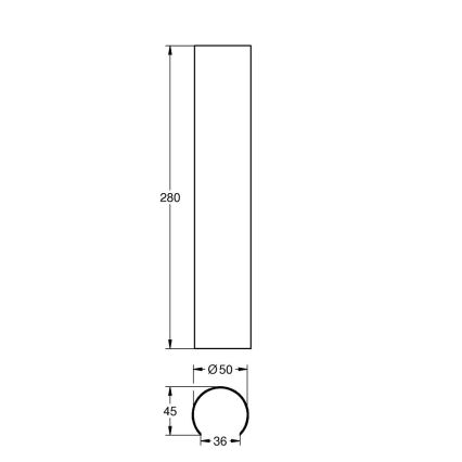 GROHE 101008DL00 - Kryt syfonu okrągły 340 mm miedziany