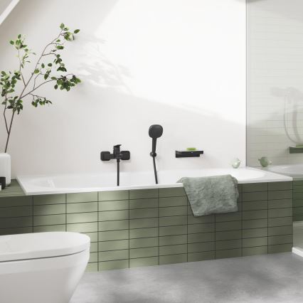 GROHE 1018722430 - Czarna bateria wannowa DICE