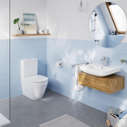 GROHE 102513SH00 - Zestaw WC EURO CERAMIC 67,3 x 37,6 x 79,2 cm ceramika/biała