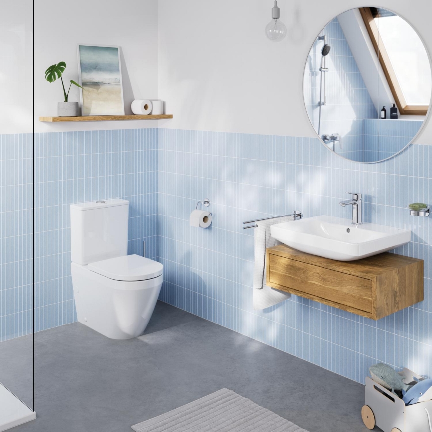 GROHE 102513SH00 - Zestaw WC EURO CERAMIC 67,3 x 37,6 x 79,2 cm ceramika/biała