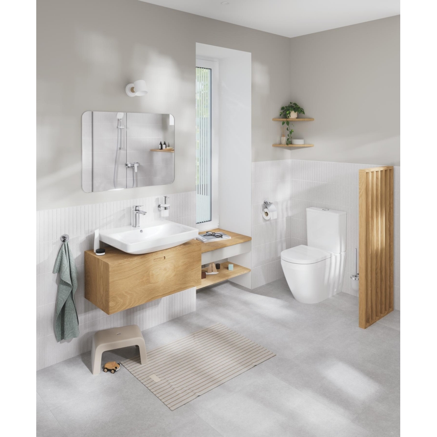 GROHE 102513SH00 - Zestaw WC EURO CERAMIC 67,3 x 37,6 x 79,2 cm ceramika/biała