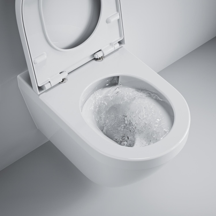 GROHE 102513SH00 - Zestaw WC EURO CERAMIC 67,3 x 37,6 x 79,2 cm ceramika/biała