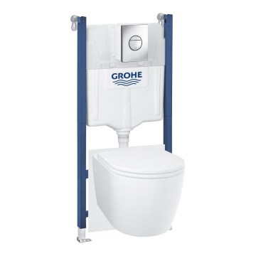 GROHE 103843SH00 - Zestaw 5 w 1 SOLIDO COMPACT 1,13 m ceramika/biała