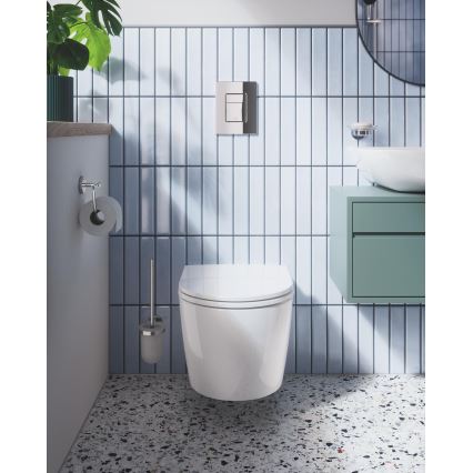 GROHE 103848SH00 - Wisząca miska WC START ROUND CERAMIC 368 × 543 mm, duro-biała