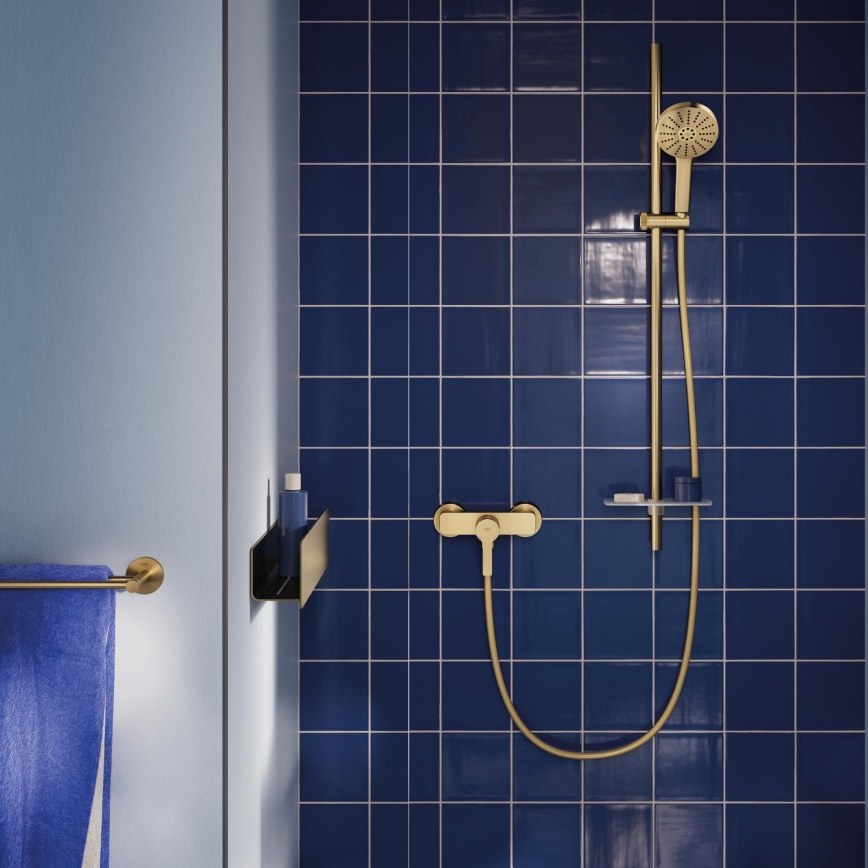 GROHE 134864GN00 - Ręczna słuchawka prysznicowa VITALIO JOY+ 120 mm szczotkowane złoto
