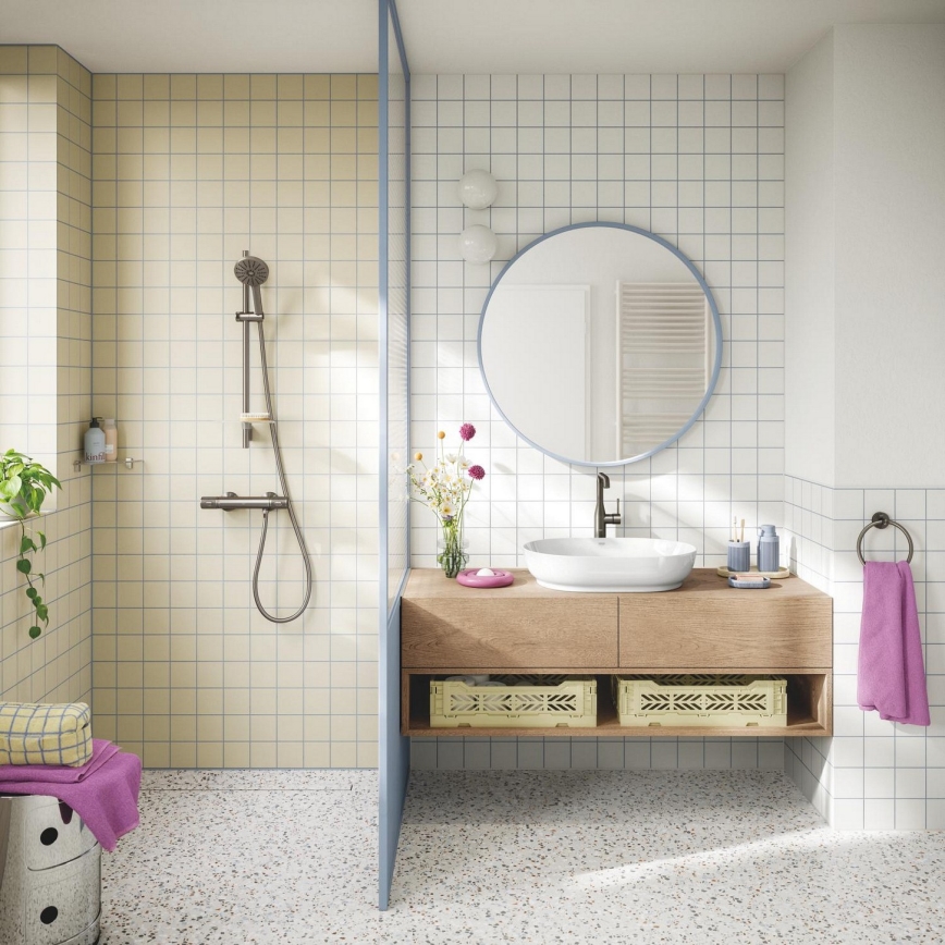 GROHE 134866AL00 - Zestaw prysznicowy VITALIO JOY+ 120 mm grafitowy